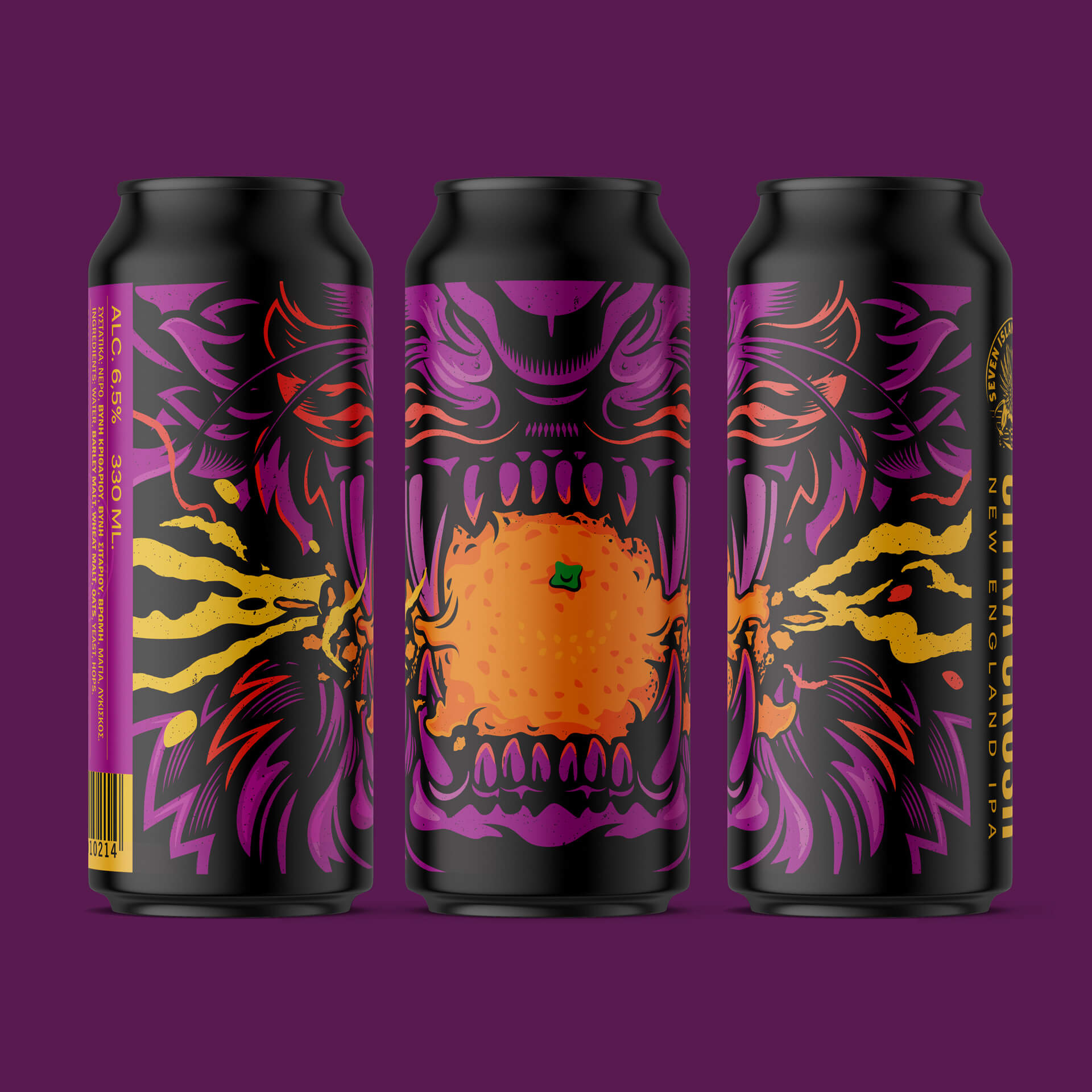 Seven Island Brewery Citra Crush Can New England Ipa