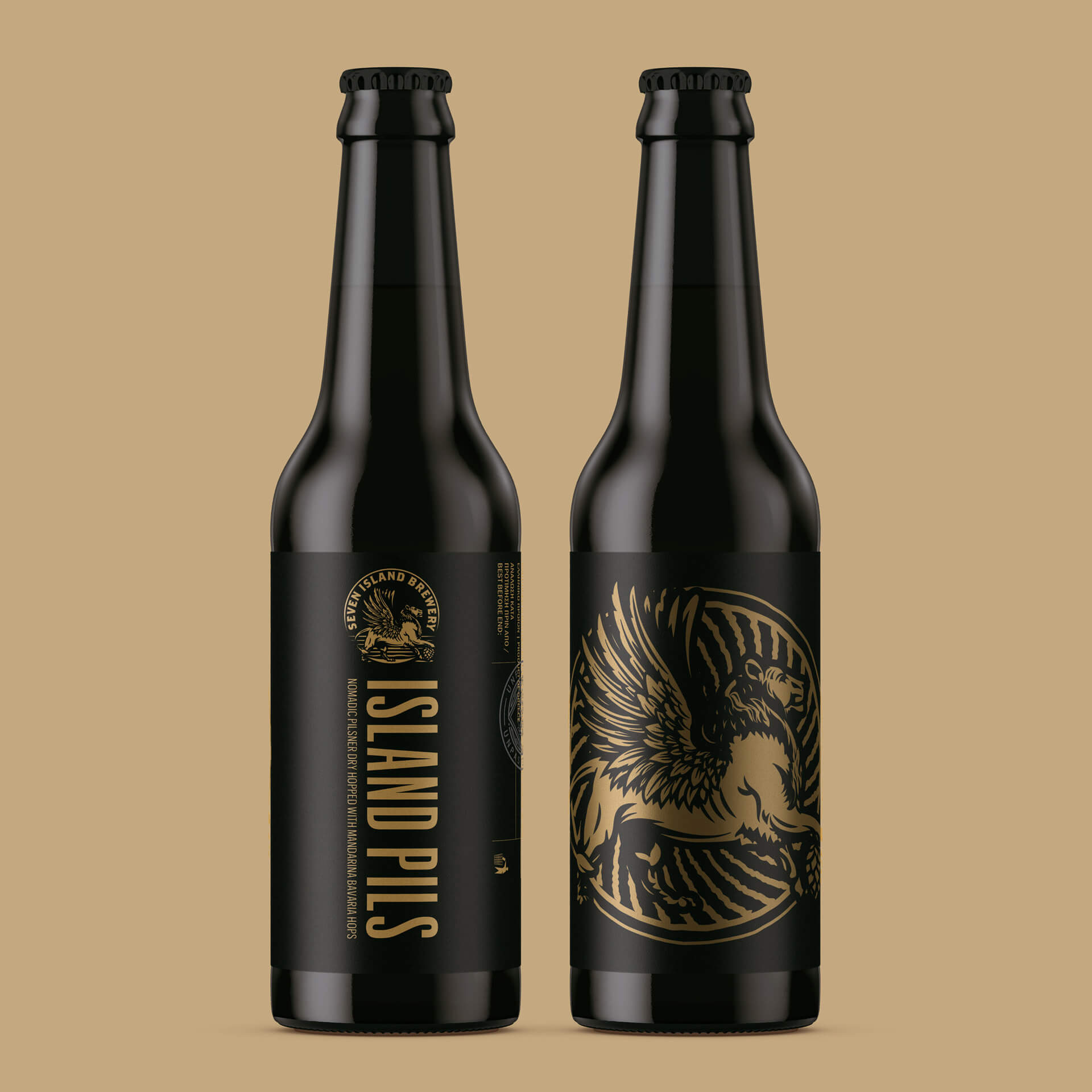 Seven Island Brewery Island Pils Nomadic Pilsner Dry Hopped with Mandarina bavaria hops