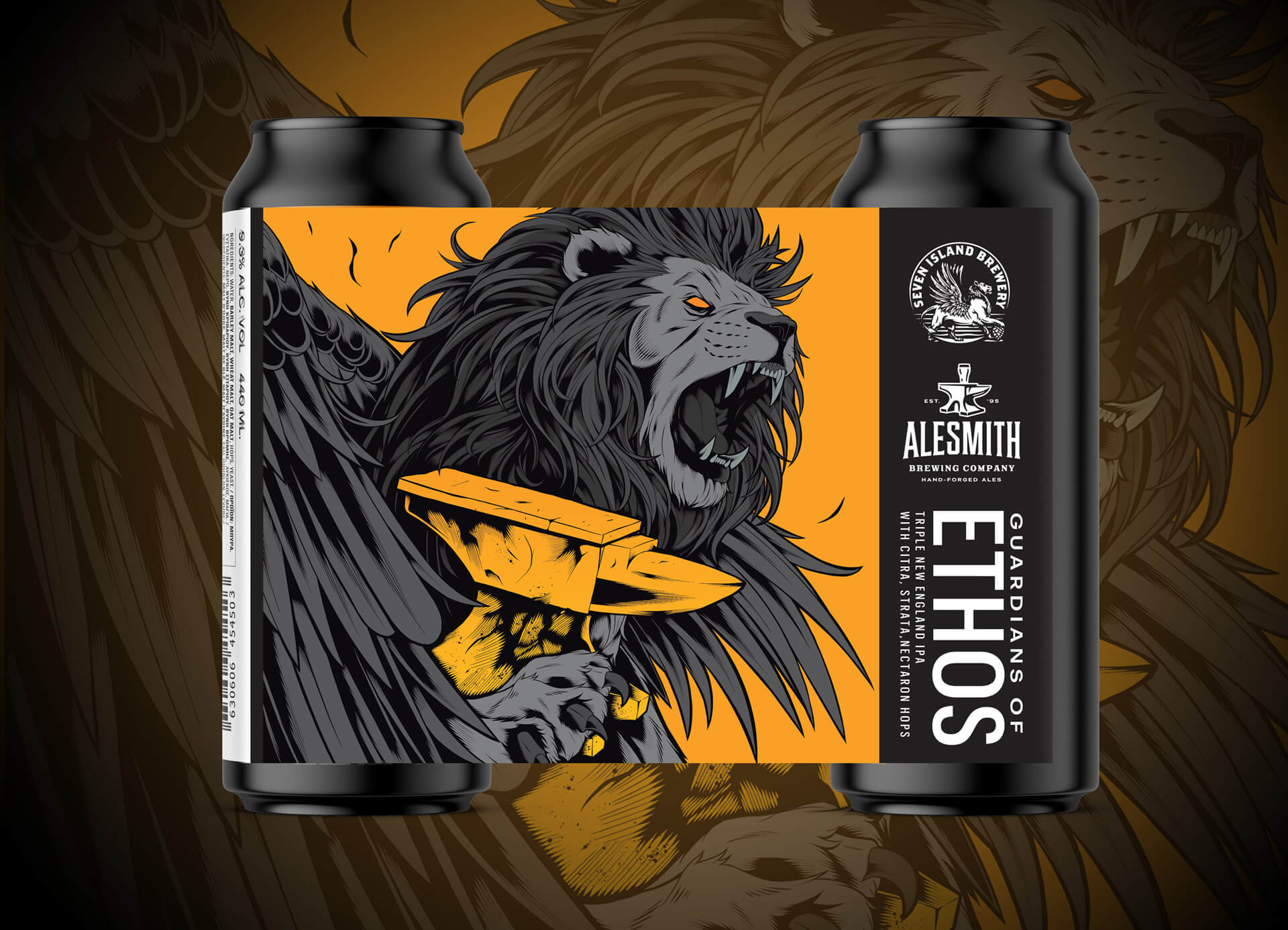 Seven Islands Brewery Guardians of Ethos Triple New England IPA