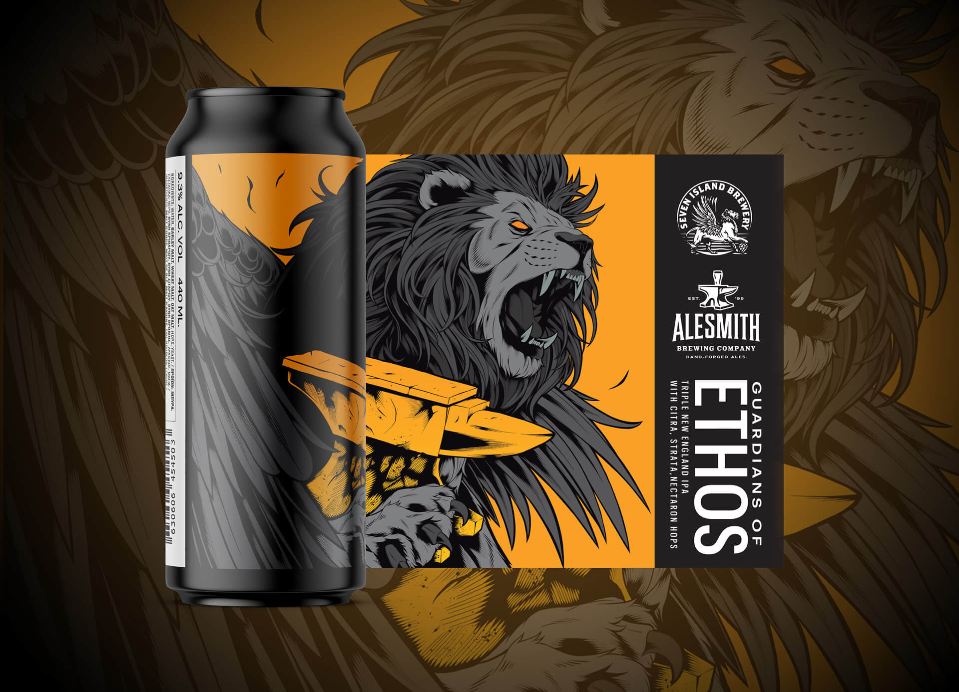 Seven Islands Brewery Guardians of Ethos Triple New England IPA