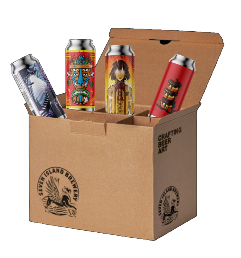 seven island brewery new release box