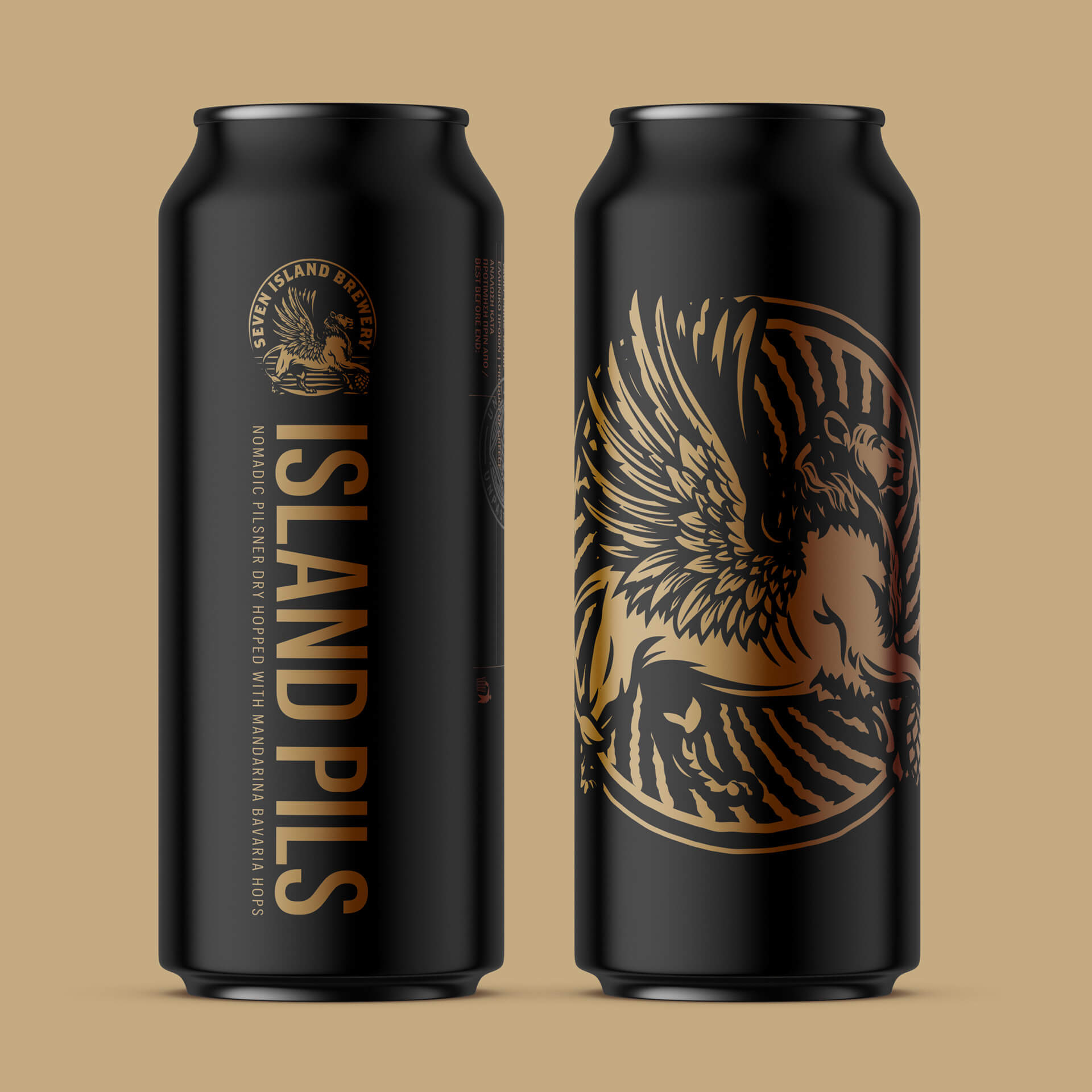 Seven Island Brewery Island Pils Nomadic Pilsner Dry Hopped with Mandarina