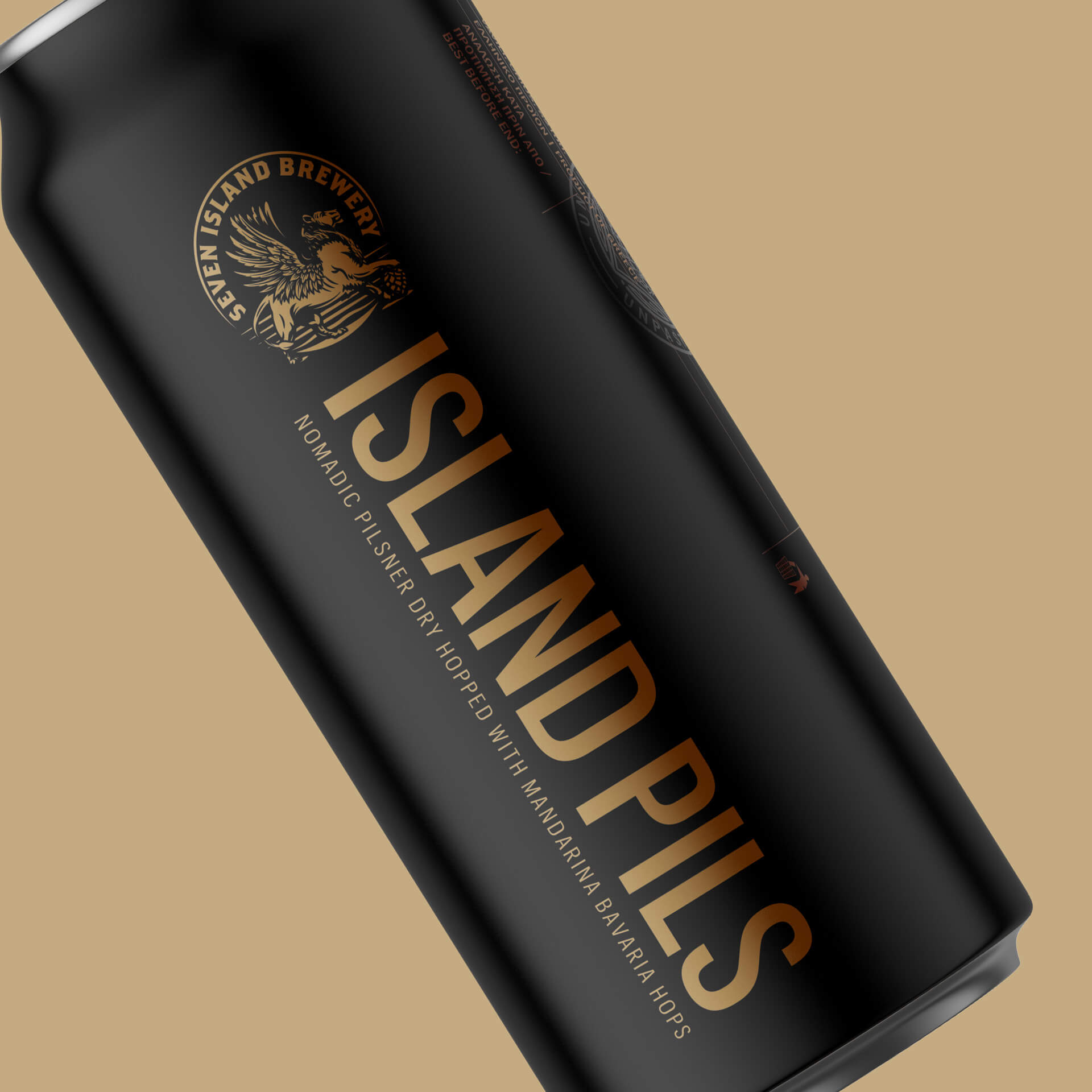 Island Pils Nomadic Pilsner Dry Hopped with Mandarina bavaria hops