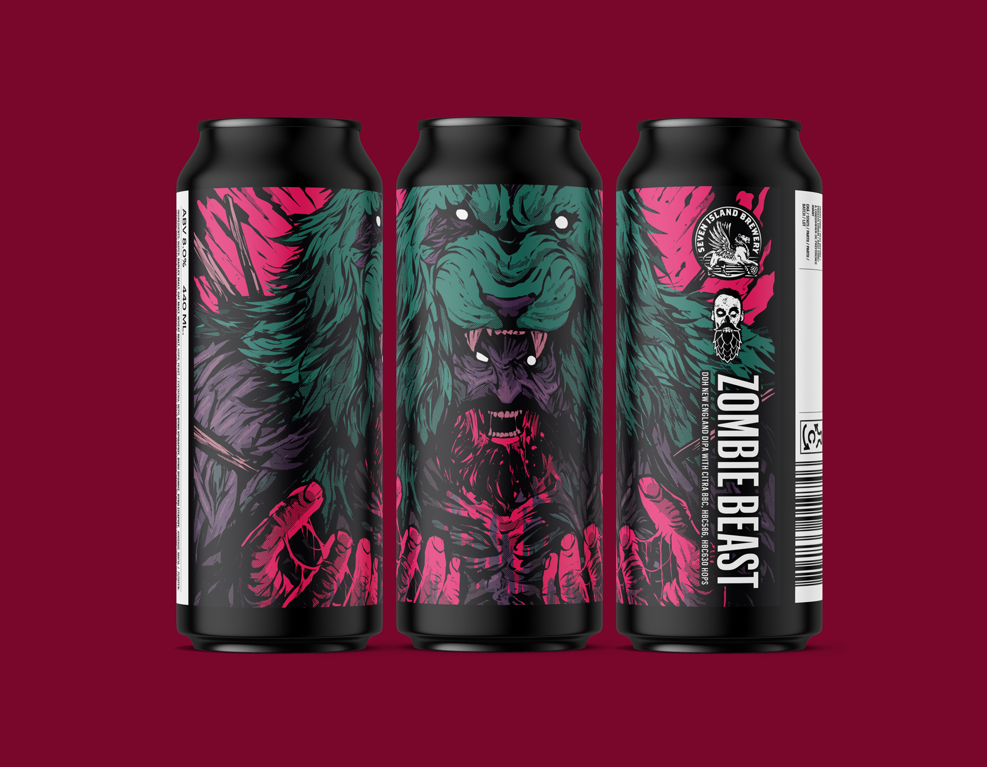 Seven Island Brewery Zombie Beast New England DIPA