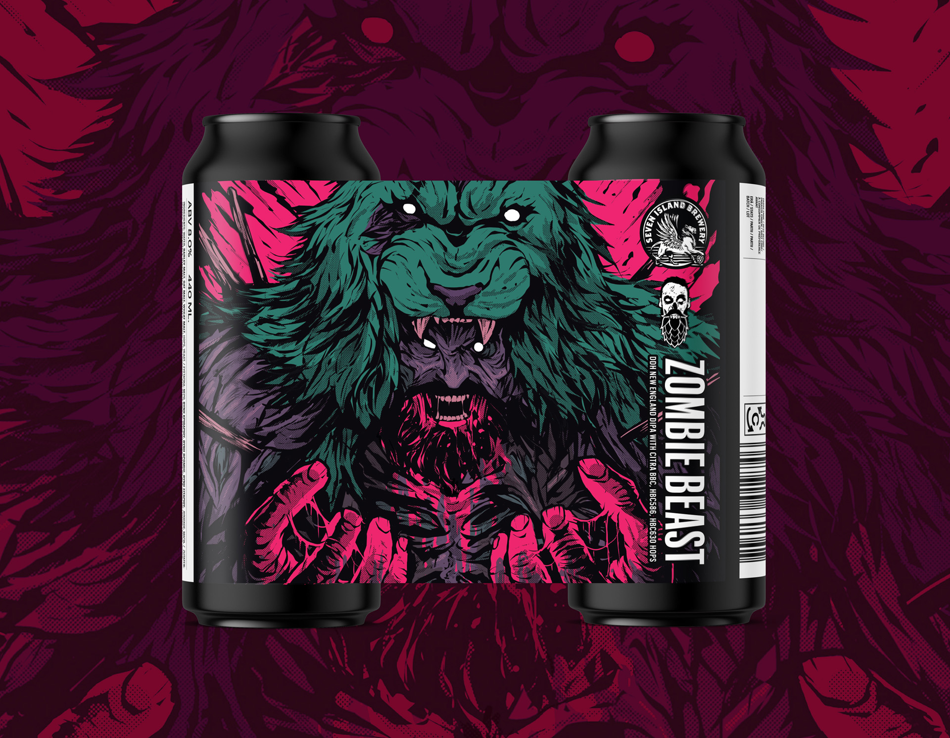 Seven Island Brewery Zombie Beast New England DIPA